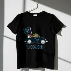 Houston Texans Baby Yoda And Darth Vader Car Adventure Star Wars Shirt
