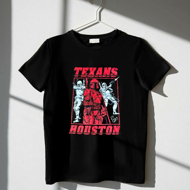 Houston Texans Boba Fett Star Wars 1 T Shirt