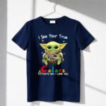 I See Your True Colors Baltimore Ravens Baby Yoda Puzzle 6 T Shirt.jpg