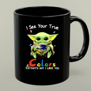 I See Your True Colors New England Patriots Baby Yoda Puzzle Mug 1.jpg