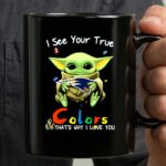 I See Your True Colors New England Patriots Baby Yoda Puzzle Mug 3.jpg