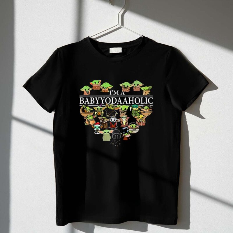 Im A Babyyodaaholic Star Wars Grogu Mandalorian Character Collection 1 T Shirt.jpg
