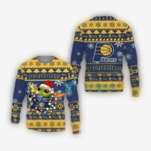 Indiana Pacers Cute Baby Yoda Star Wars Ugly Christmas Sweater.jpg