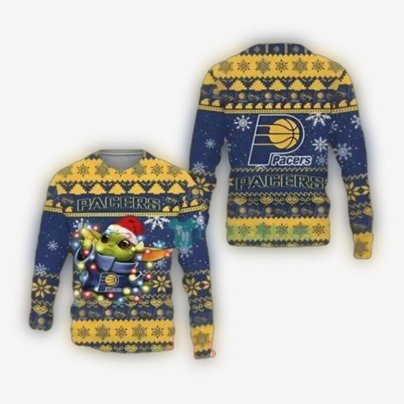 Indiana Pacers Cute Baby Yoda Star Wars Ugly Christmas Sweater.jpg