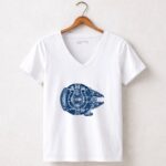 Indianapolis Colts The Millennium Falcon Star Wars 5 Womens V Neck.jpg