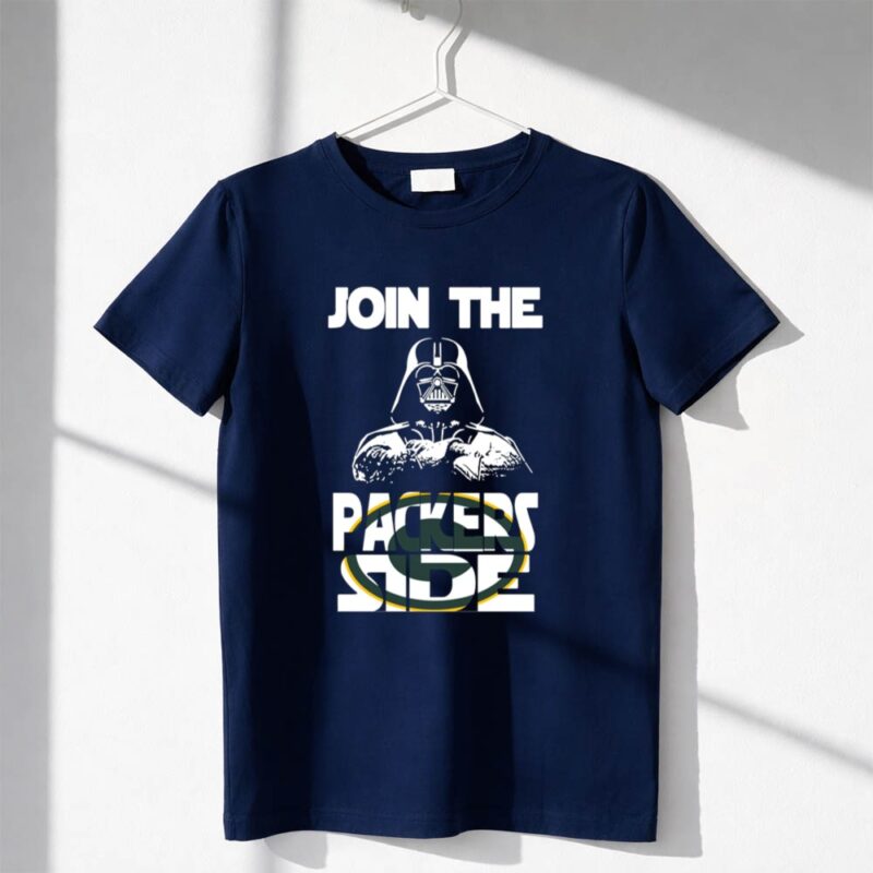 Join The Packers Side Darth Vader Star Wars Green Bay Packers 1 T Shirt