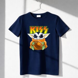 Kiss Baby Yoda Gene Simmons Clemson Tigers Football Shirt