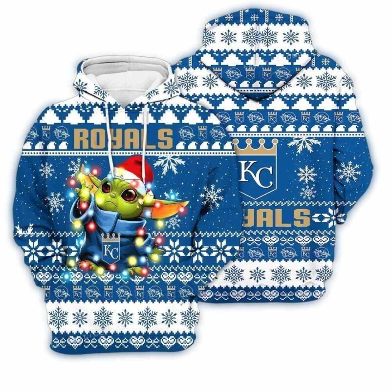 Kansas City Royals Baby Yoda Star Wars Sports Football American Christmas 3D Hoodie 1.jpg