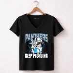 Keep Pounding Stormtroopers Carolina Panthers 5 Womens V Neck.jpg