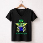 Kentucky-Wildcats-Baby-Yoda-St-Patricks-Day-5-Womens-V-Neck