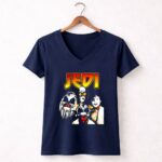 Kiss-Jedi-Chewbacca-Yoda-and-C-3PO-Star-Wars-9-Womens-V-Neck