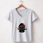 Kylo Ren Hello Kitty 9 Womens V Neck.jpg