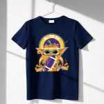LSU Tigers Halloween Pumpkin Baby Yoda Hug Football 6 T Shirt.jpg