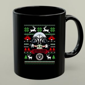 Las Vegas Raiders Darth Vader Baby Yoda Star Wars Christmas 1 mug.jpg