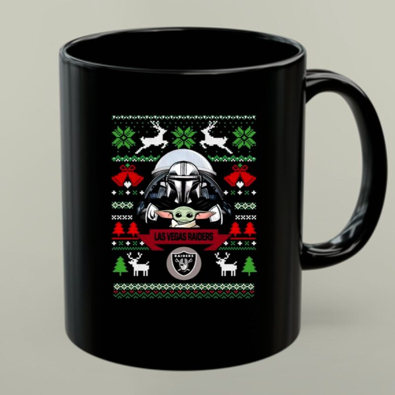 Las Vegas Raiders Darth Vader Baby Yoda Star Wars Christmas 1 mug.jpg