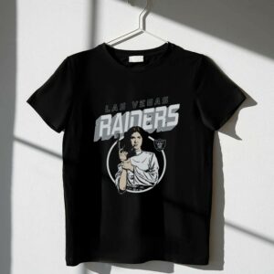 Las Vegas Raiders Junk Food Star Wars Princess Leia Shirt