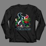 Leprechauns-Gnomes-Baby-Yoda-Houston-Texans-Football-Clover-4-Long-Sleeves
