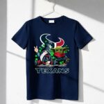 Leprechauns-Gnomes-Baby-Yoda-Houston-Texans-Football-Clover-6-T-Shirt