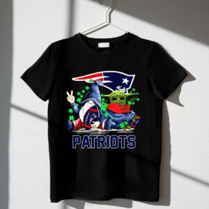 Leprechauns Gnomes Baby Yoda New England Patriots Football Icons Shirt
