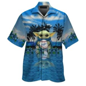 Los Angeles Dodgers Baby Yoda Tropical Hawaiian Shirt 1.jpg
