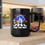 Los Angeles Dodgers Yoda Boba Fett Darth Vader This The Way Halloween 2 mug 1.jpg