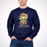 Los Angeles Lakers Baby Yoda Basketball Fan 3 Sweatshirt.jpg