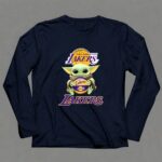 Los Angeles Lakers Baby Yoda Basketball Fan 9 Long Sleeves.jpg