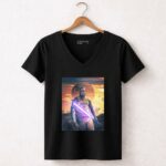 Los Angeles Lakers Lebron James Lightsaber Star Wars 5 Womens V Neck.jpg