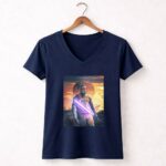Los Angeles Lakers Lebron James Lightsaber Star Wars 9 Womens V Neck.jpg