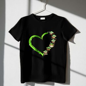 Love Heart Shape Grogu Mandalorian Cute Green Jedi 1 T Shirt.jpg