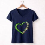 Love Heart Shape Grogu Mandalorian Cute Green Jedi 5 Womens V Neck.jpg
