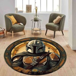 Mandalorian Art Round Rug 1.jpg