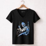Mandalorian Carolina Panthers 5 Womens V Neck.jpg