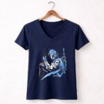Mandalorian Carolina Panthers 9 Womens V Neck.jpg