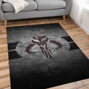 Mandalorian Mythosaur Skull Rectangle Rug 1.jpg