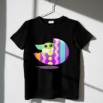 Mandalorian The Child Baby Yoda Pastel Zigzag Easter Egg 1 T Shirt.jpg