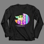 Mandalorian The Child Baby Yoda Pastel Zigzag Easter Egg 4 Long Sleeves.jpg