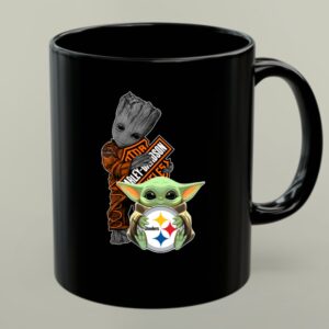 Mashup Baby Yoda And Groot HD Steelers Crossover 1 mug.jpg