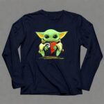 Mashup-Baby-Yoda-Heart-Green-Bay-Packers-Wisconsin-Badgers-9-Long-Sleeves