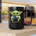 Mashup Baby Yoda Holding Buffalo Bills and Buffalo Sabres 2 mug.jpg