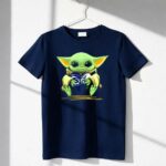 Mashup-Baby-Yoda-Holding-Eagles-Lions-Heart-1-T-Shirt