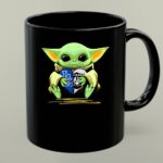 Mashup Baby Yoda Holding Heart With Raiders Dodgers Logos 1 mug.jpg