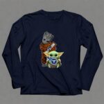 Mashup Groot HD and Baby Yoda Tennessee Titans 9 Long Sleeves.jpg