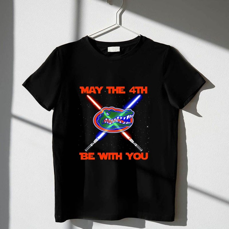 May The 4th Be With You Florida Gators Lightsaber 1 T Shirt.jpg