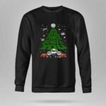 May The Force Be With You Christmas Tree Baby Yoda Ornaments Stars and X Wing 8 Sweatshirt.jpg