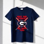 May The Force Be With You Georgia Bulldogs 6 T Shirt.jpg