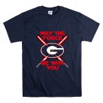 May The Force Be With You Georgia Bulldogs 9 T Shirt.jpg