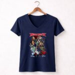 Megadeth Band Members With Boba Fett And Baby Yoda 9 Womens V Neck.jpg