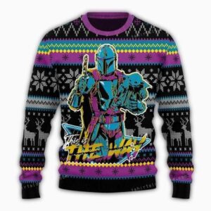 Merry Christmas This Is The Way Gift Merry Star Wars Ugly Sweater 1.jpg