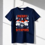 Merry20Sithmas20Star20Wars20Darth20Vader20Stormtrooper20Santa20Robot20Holiday 6 T Shirt.jpg